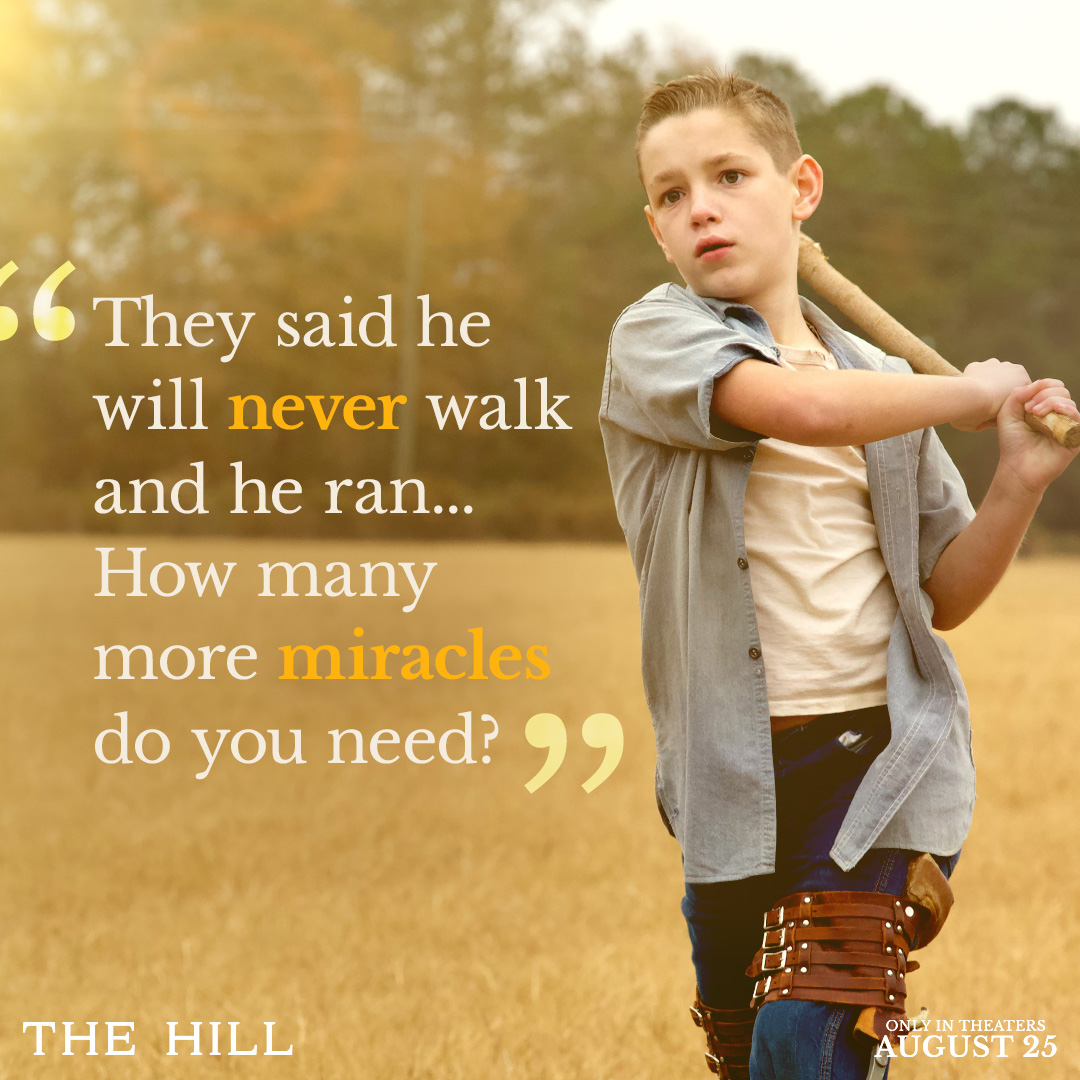 [ad] The Hill opening in theaters Aug. 25th. Get your tickets now! thehillmov.com  #TheHillMovie