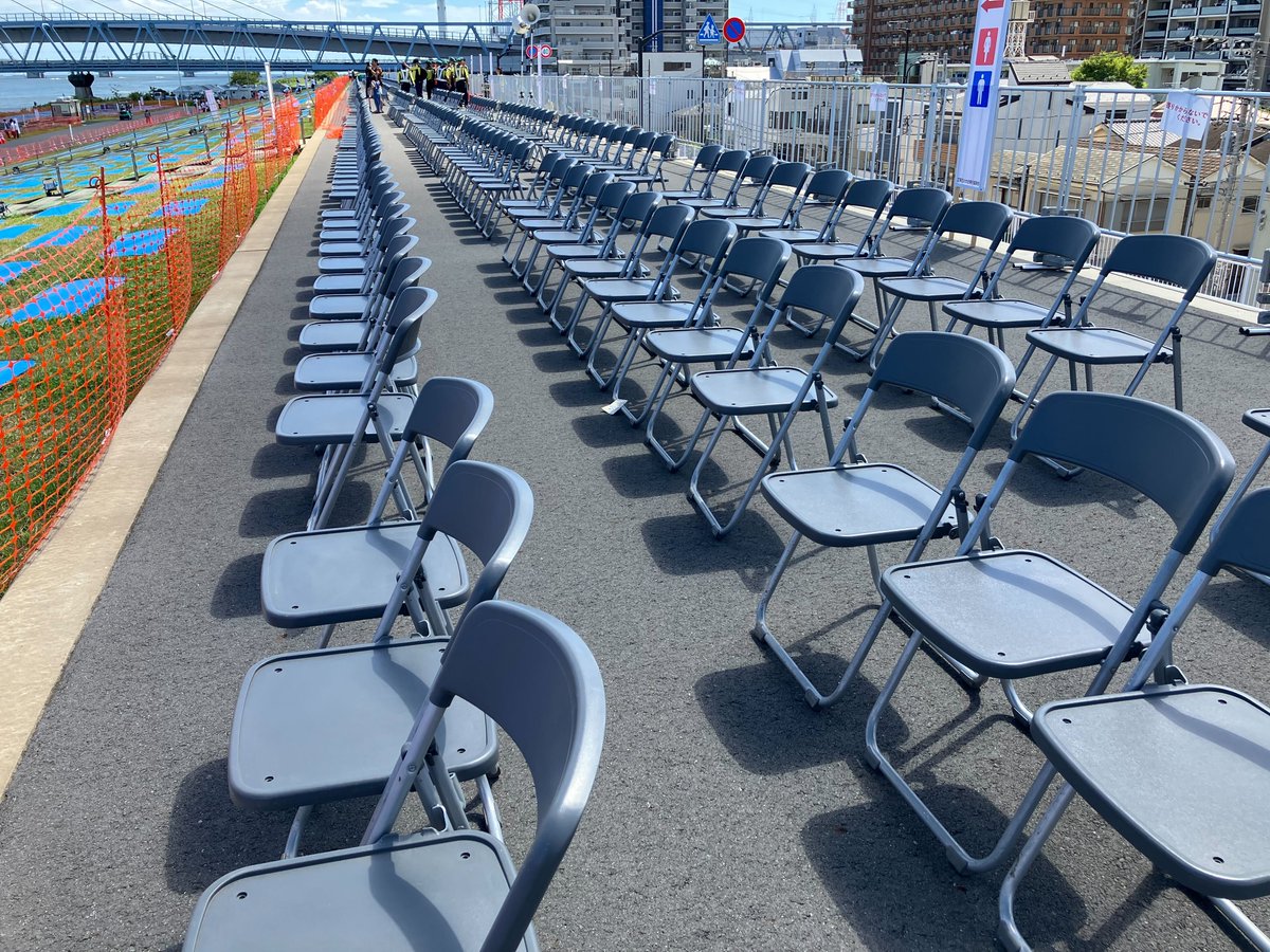 赤川花火大会1席　パイプ椅子席　EA席 特別観覧席について – 第33回赤川花火大会
