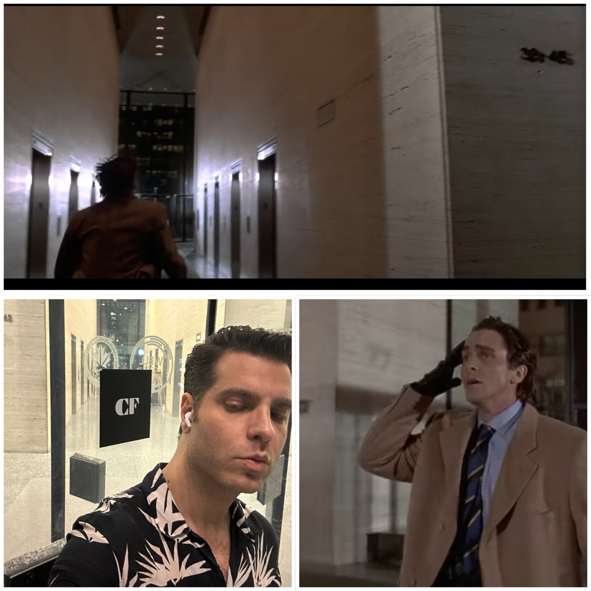 spencerink's tweet photo. Burning the midnight oil at Pierce &amp; Pierce…aka where they filmed #americanpsycho https://t.co/BLA0zNCIAM