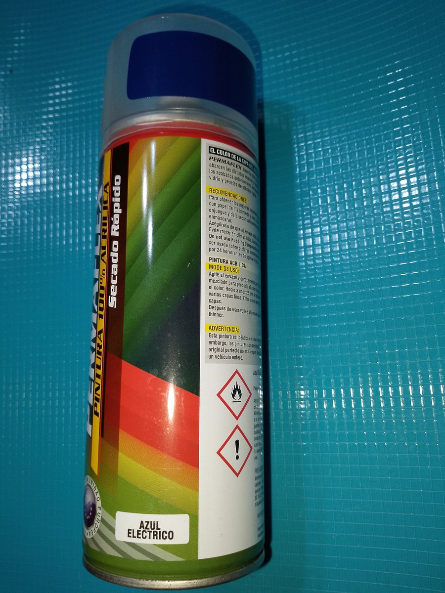 replaplanta's tweet photo. Pintura Acrílica Spray Azul Eléctrico Secado Rápido Alta Calidad Permaflex #Maturín #Monagas #Binance #PayPal https://t.co/FpqsT3af1H