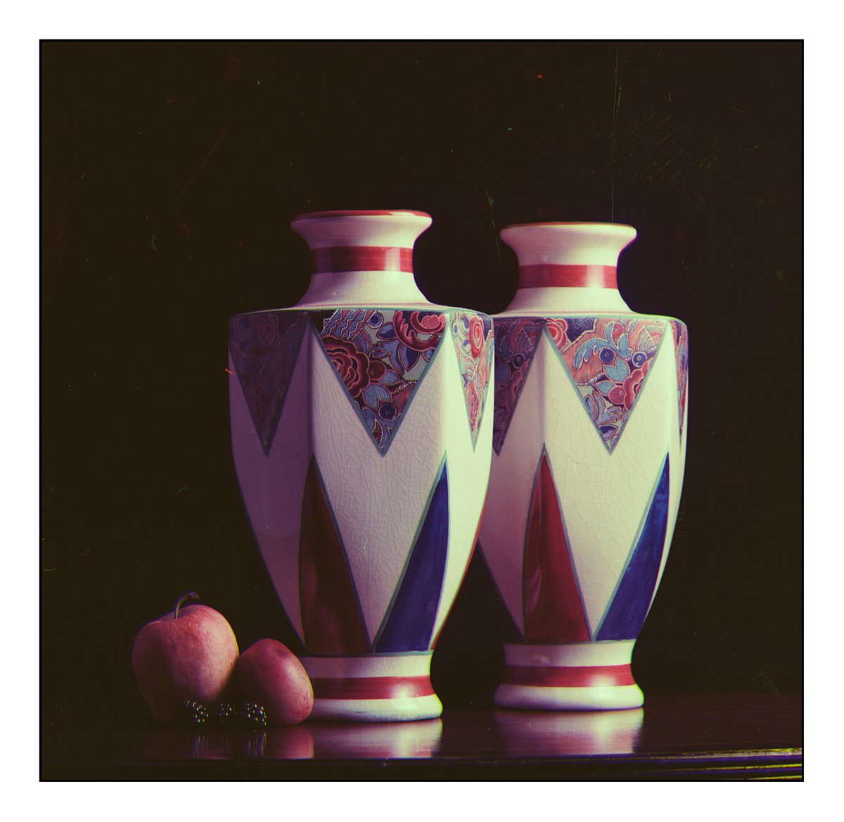 wsmith84's tweet image. First attempt at a trichrome. Merged 3 shots of Ilford PanF 50 taken with red, green and blue filters. #Trichrome #hasselblad #hc110