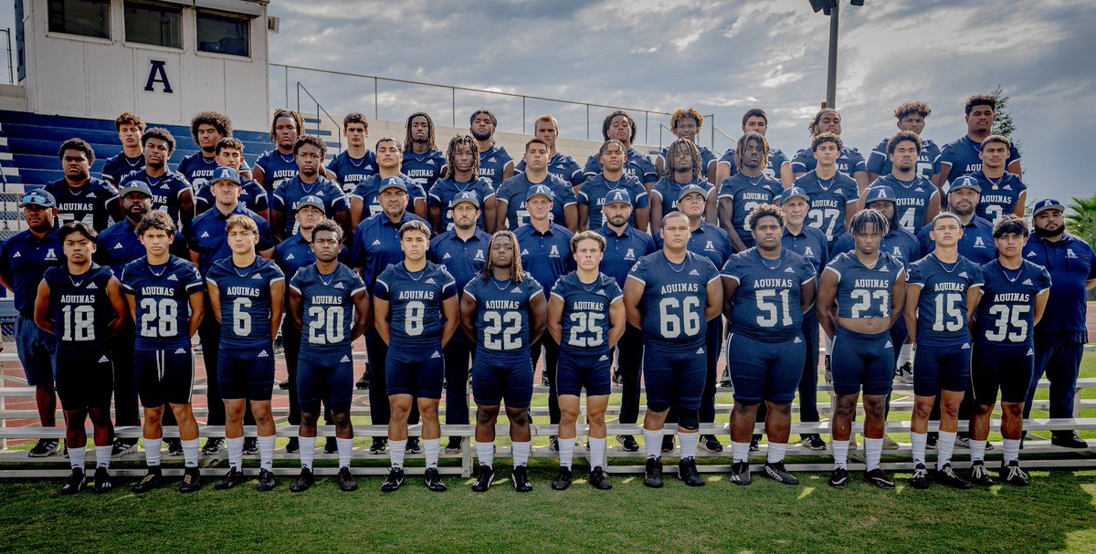 My family is so blessed to be apart of the Aquinas Family. The families and the players are what make Aquinas special. God has great plan for all of us. 2023 CONVICTION