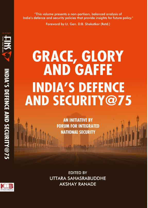 ranadeakshay's tweet photo. #PublicationUpdate Grace, Glory and Gaffe: India's Defense n Security @75 is set to hit stores on 15th Aug. Co-edited with @UttaraSahasra it features critical assessment of key strategic decisions in India's Defense n Security policy. book is now available https://t.co/vL85iQlwiM https://t.co/SZapm4yIHN