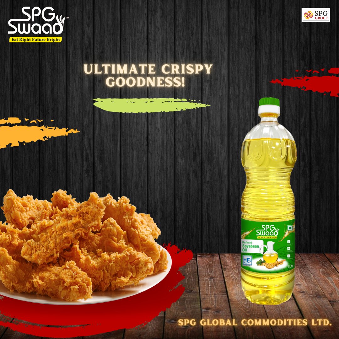 SpgConsumer's tweet photo. From golden fries to delectably crunchy snacks, this oil takes taste and texture to a whole new level. Say goodbye to soggy, hello to sensational! #SPGSwaadCrispyMagic #CookingDelight #CrispyGoodness" https://t.co/70CEp84EPW