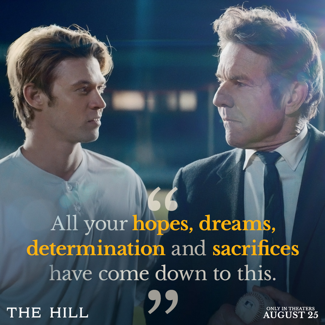 #ad The Hill opens in theaters Aug. 25th. Get your tickets now! thehillmov.com #TheHillMovie