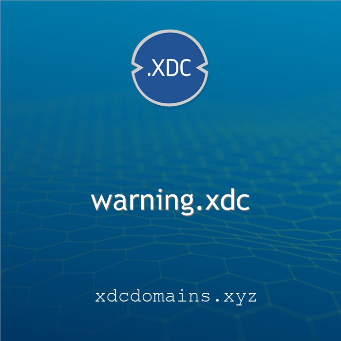 xdcdomains's tweet photo. 📣Warning 📣

Recently, there are several domain projects that have launched the .xdc extension.

To avoid confusion, we confirm that these projects have no connection with us. They are new projects or transitions from other platforms and are taking advantage of the hype of the XDC market.

We respect the open, decentralized and permissionless space of web3. However, we will also act with the Web3 Alliance, and with our community to protect our brand and users.

Above all, we know that it is necessary to bring more utilities and values ​​to users, so the project will be developing sustainably. 

#XDCDomains V 2.0 with a new vision and new roadmap will be announced in August, including many interesting changes.

Your support is greatly appreciated, and we kindly urge you to share this information within the community.

Thank you! #XDCNetwork #XDC