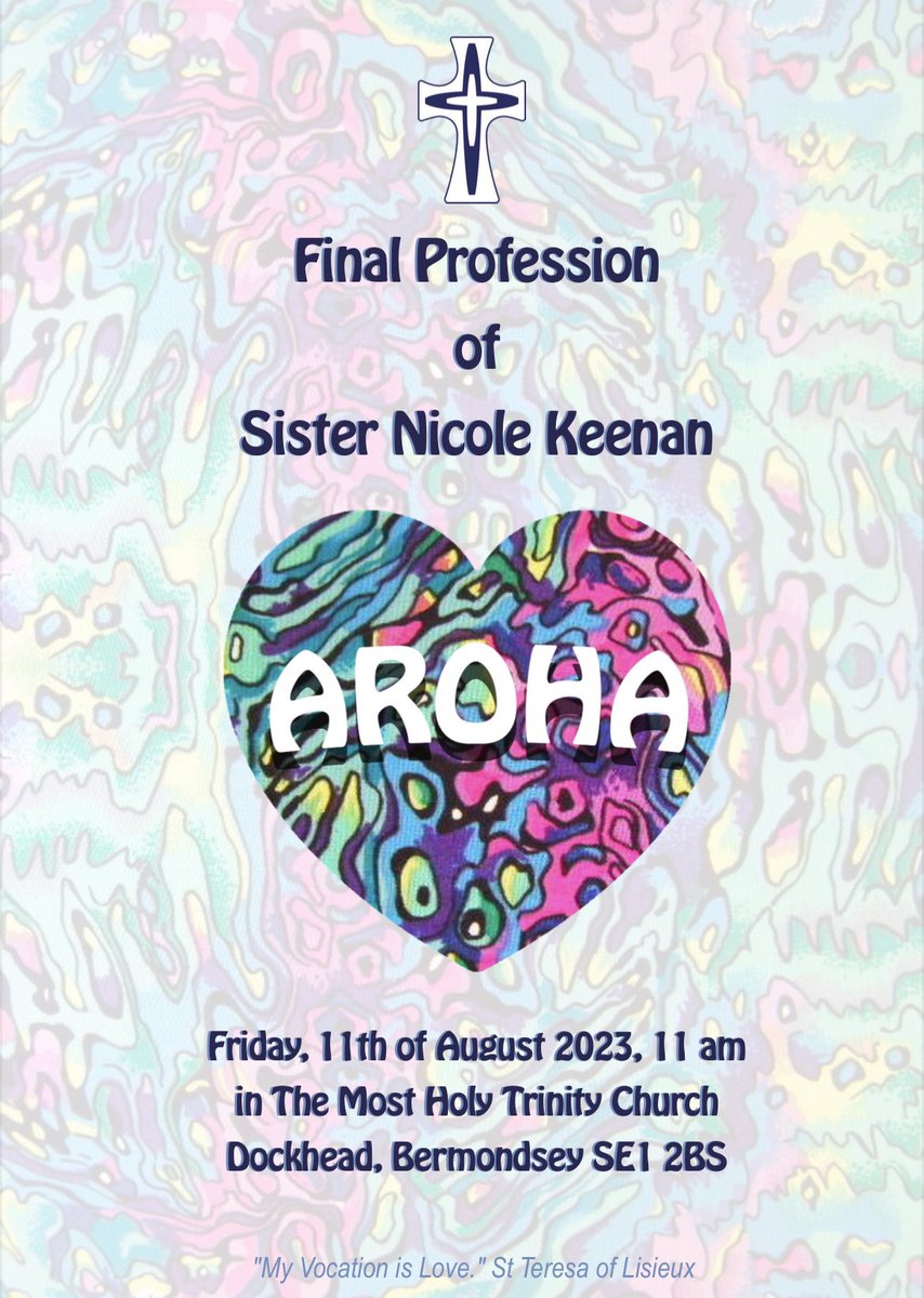 RSM_Institute's tweet image. Today we are delighted to celebrate the Final Profession of Sr Nicole. We ask your prayers for Nicole, her family, friends and sisters. #ReligiousLife