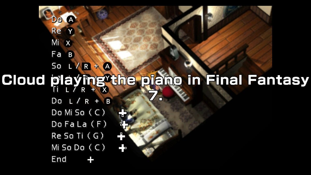 scottyboy742's tweet image. I wondered about Cloud&apos;s backstory. Did he ever have piano lessons? #sillyquestions #classicvideogames #NintendoSwitch