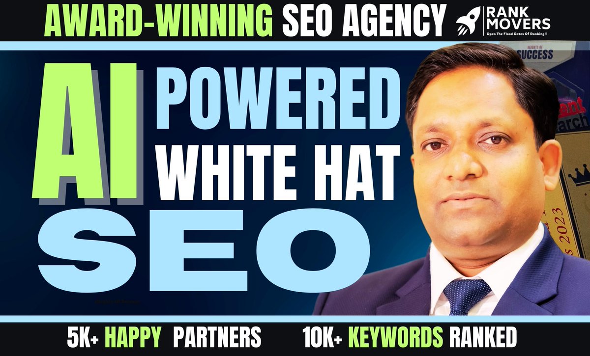 TheRankMovers's tweet photo. Elevate your SEO game with cutting-edge AI technology! 🚀🔍 Unlock the potential of ethical optimization for higher rankings and targeted visibility. 🌐💼 Stay ahead in digital landscape! #AISEO #WhiteHatOptimization #SearchEngineBoost #DigitalSuccessLink
 https://t.co/k2LrIngZQC https://t.co/WC2WoNbFjw