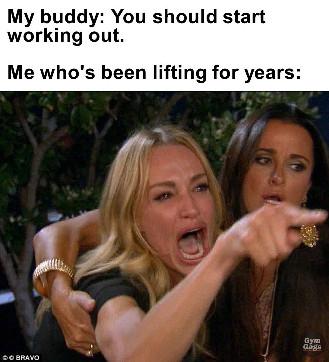 gymgags's tweet photo. My Buddy You Should Start Working Out. Me Who's Been Lifting For Years
#gymmeme #powerliftingmemes #gymhumor #bodybuildinghumor #gymfails #fitnessmeme #gymfunny https://t.co/yOp6pT7Ntk