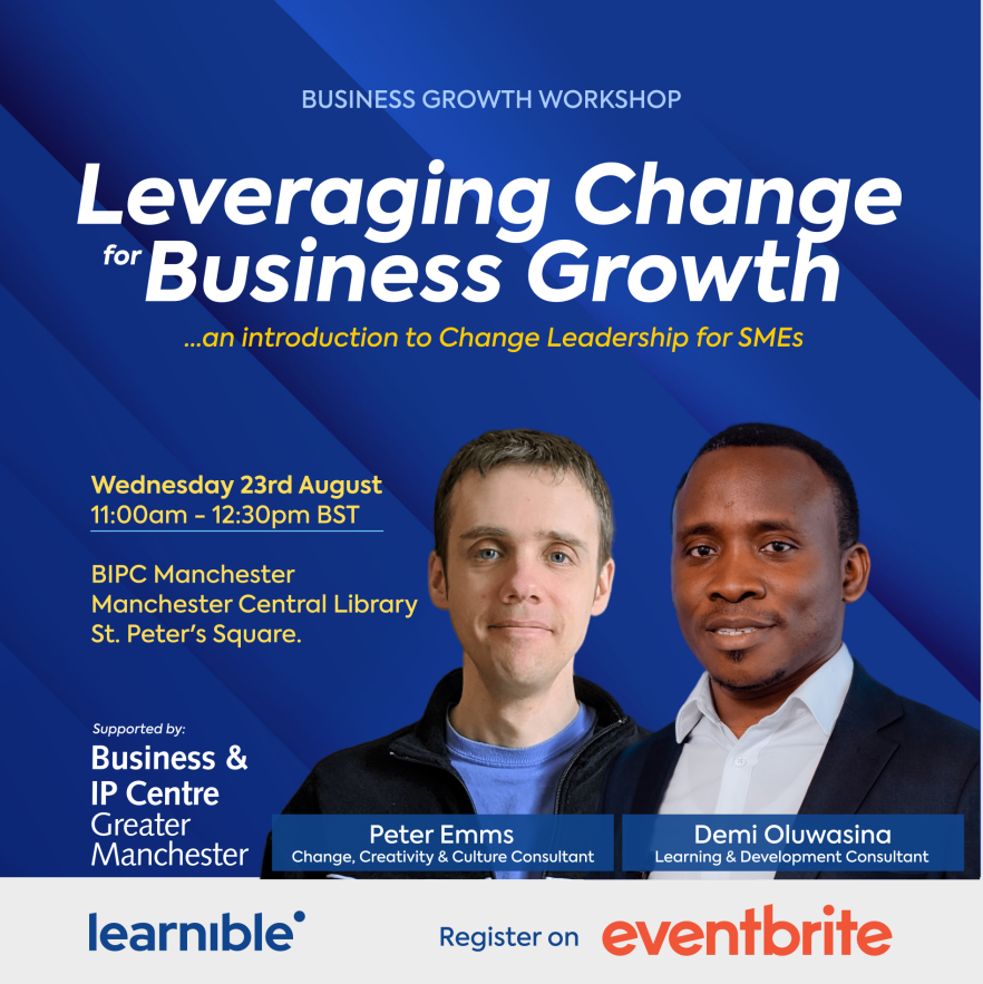BIPCGM's tweet photo. No business is immune to #change... join us @MancLibraries to explore and understand the benefits that changes can bring to your #business!

23 Aug, register here:
https://t.co/gqXyYENxqV https://t.co/v5BP06rNlr