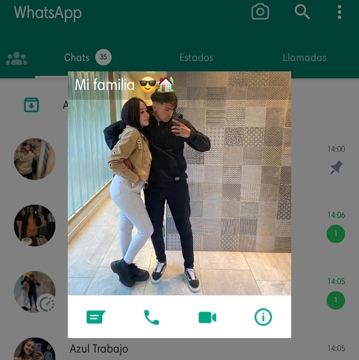 Yo que tenía miedo si en mi familia lo iban a aceptar y acá lo ponen en foto de perfil en el grupo de la fila 🤣💕