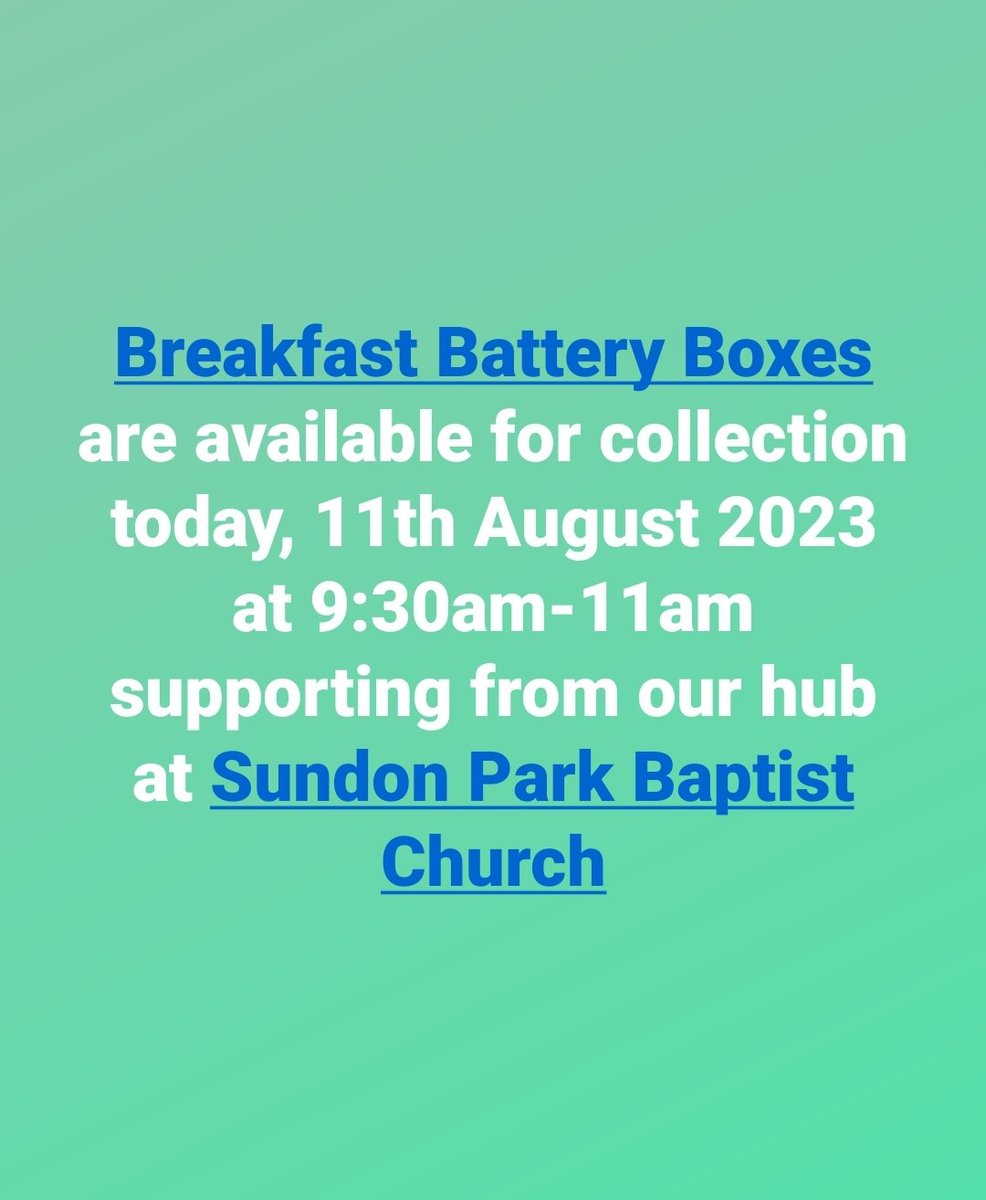 Breakfast Battery Boxes (@notofoodpoverty) on Twitter photo 