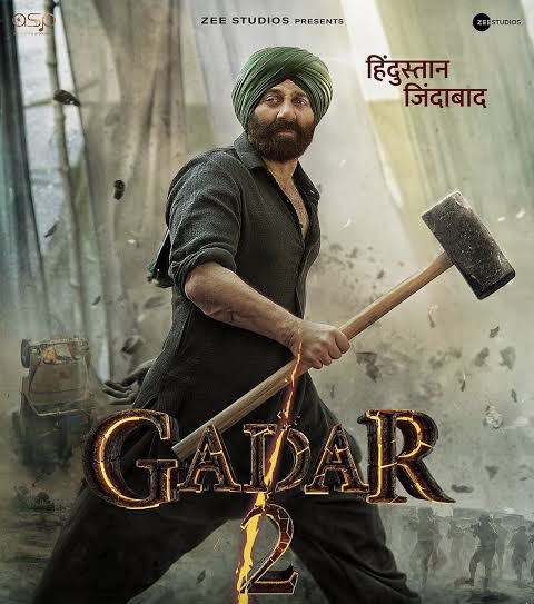 Dmittle's tweet photo. Bahut hua #Oppenheimer now time to Open Hammer 😊 #Gadar2 https://t.co/uGMTBlHJQ1