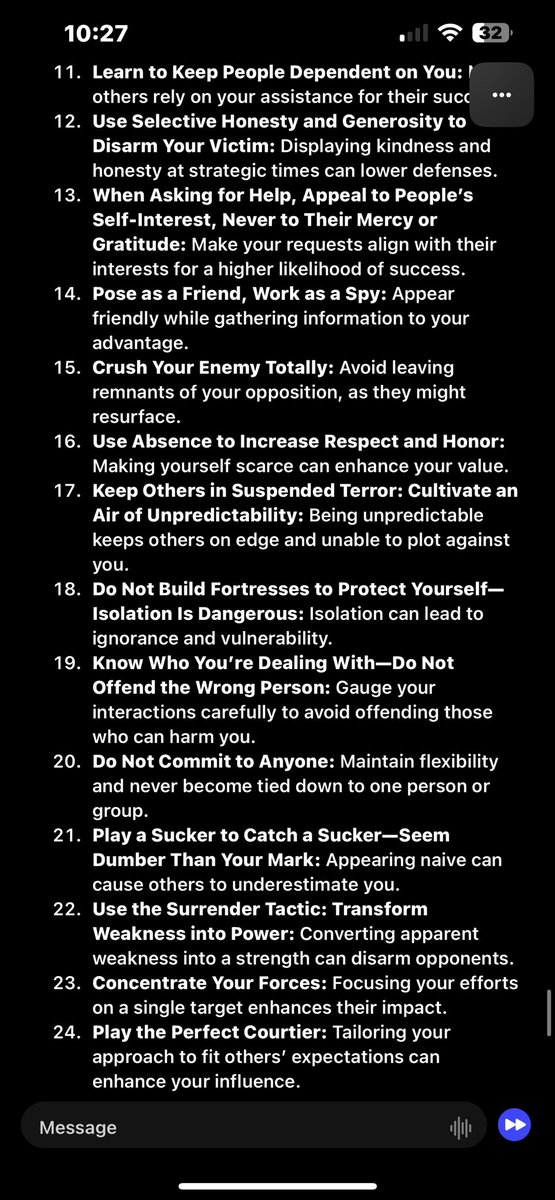 NotesbyAyush's tweet image. &quot;Unlock the Secrets of Power: 📚 A quick glimpse into &apos;The 48 Laws of Power&apos; reveals timeless strategies for influence and success. From calculated moves to hidden truths, it&apos;s a guide to mastering the art of persuasion. 🔮 #PowerMoves #booknotes #summary #BookReview