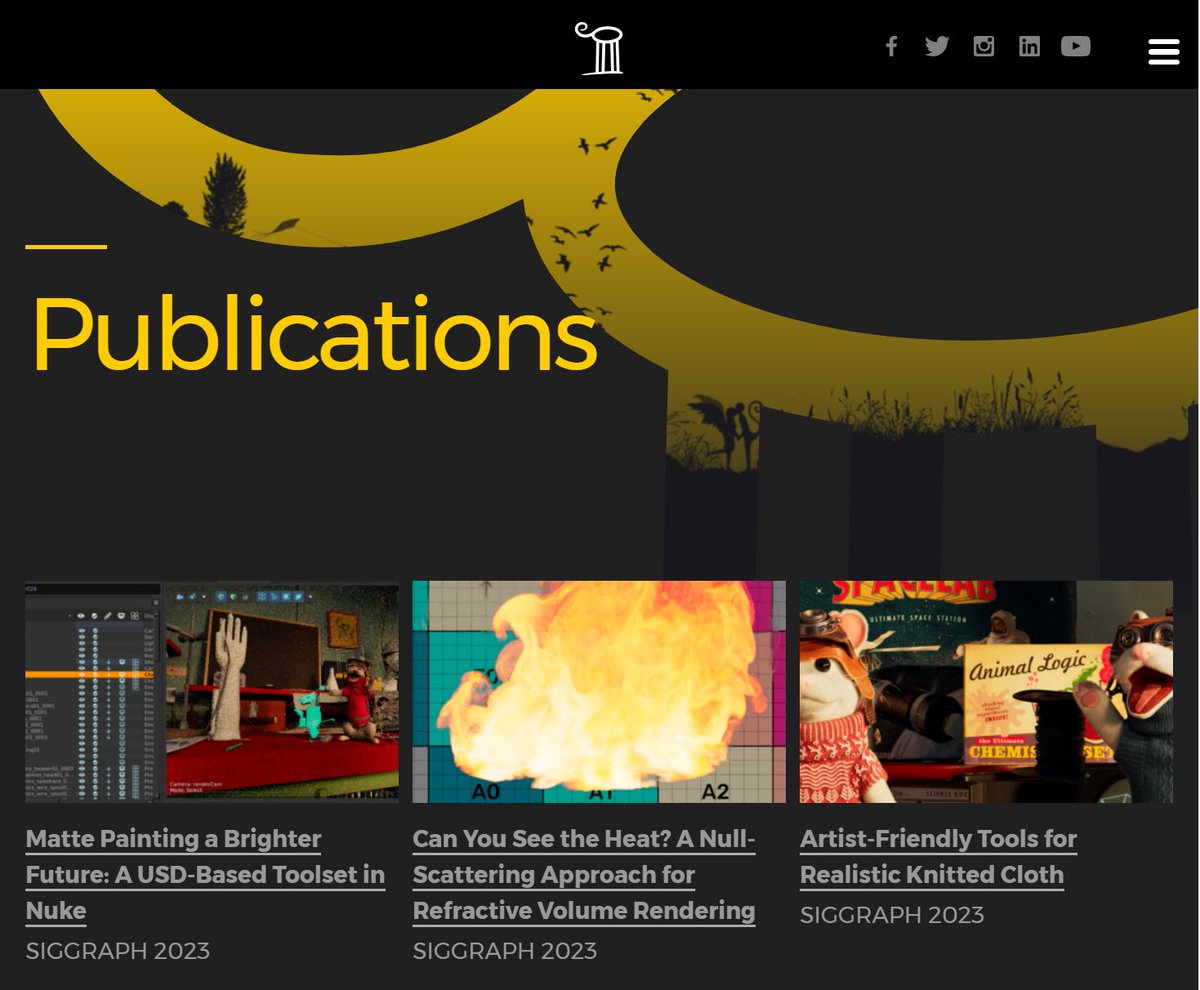 animallogic's tweet photo. To celebrate @SIGGRAPH's 50th Conference, we've gathered our publications from the last few decades and added them to our website! 🗓 Take a walk down memory lane and read up on the work we've proudly shared with the industry over the years 🔗 https://t.co/OIjjxqAZmG https://t.co/L3hPn6KdiT