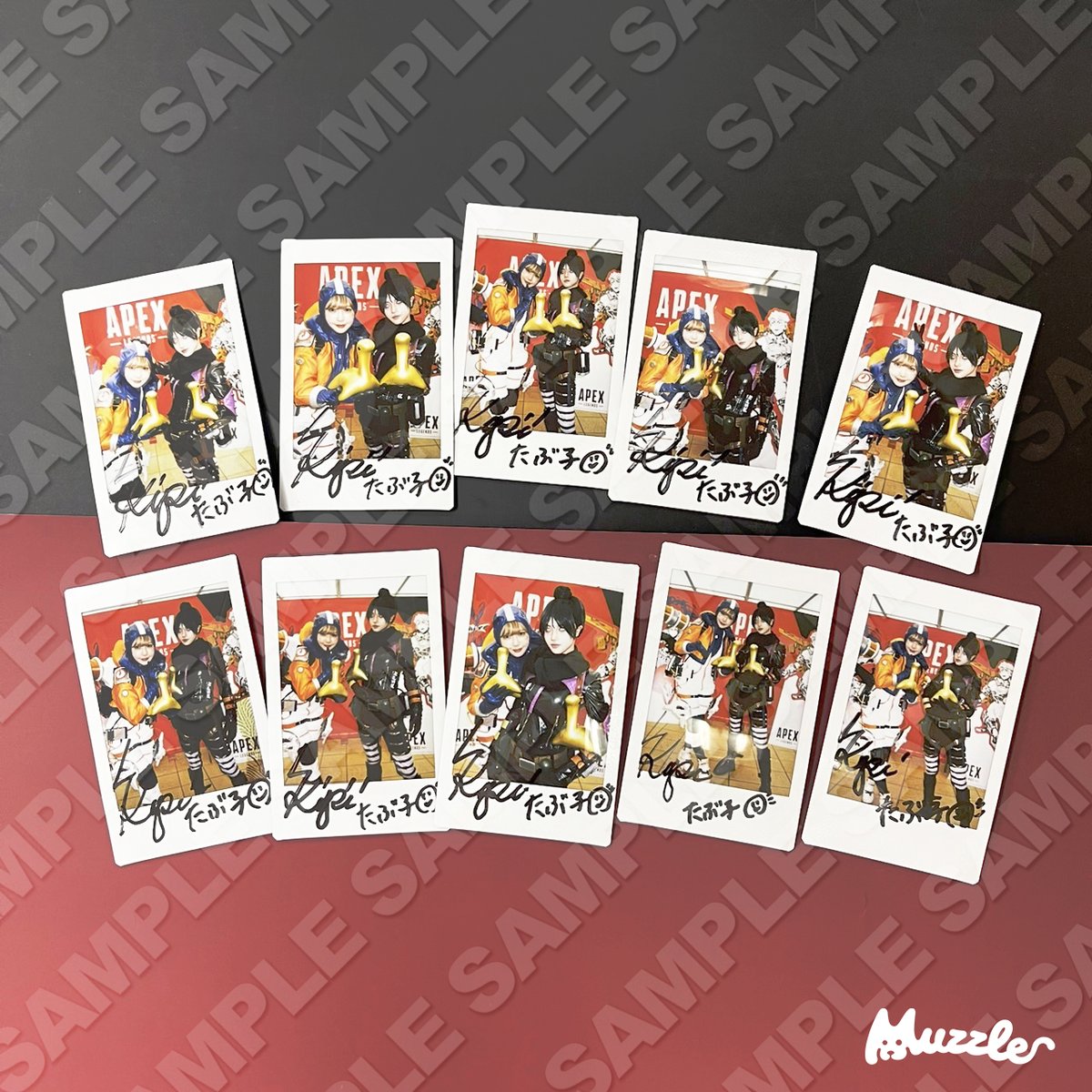 muzzle_incdot's tweet photo. 「APEX LEGENDS™ VAULT STORE」OPEN 記念キャンペーン第3弾 

東京駅いちばんプラザでの開催を記念して 
レジェンドコスプレイヤーの kipi 様 たぶ子様 
貴重な2ショットサイン付きチェキを10名様にプレゼント！ 

応募方法 
➀ @muzzle_incdot をフォロー 
➁このツイートを RT
締切 8/18(金) 
#ApexLegends #VAULTSTORE