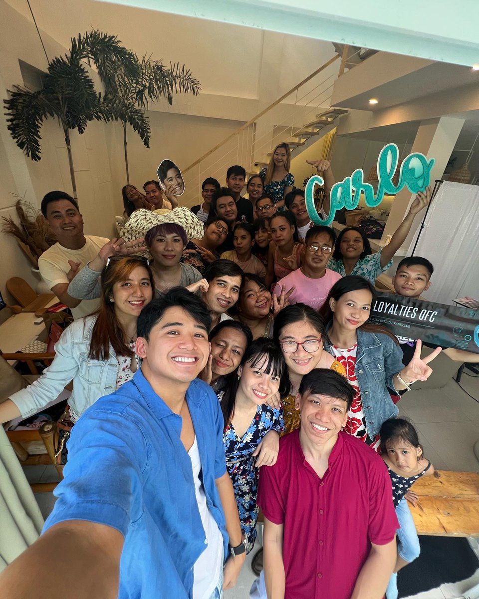 carloyalties_19's tweet photo. CARLOYALTIES 2ND GET TOGETHER
If only we can stop time from running that day. Our hearts were filled with joy. Thank you @carlosanjuan_ for spending time with us, Carloyalties. Mahal na mahal ka namin! ❤️

#CARLOyalties2ndGetTogether 
#CARLOyaltiesAtHeart https://t.co/F4qXzoEa4I