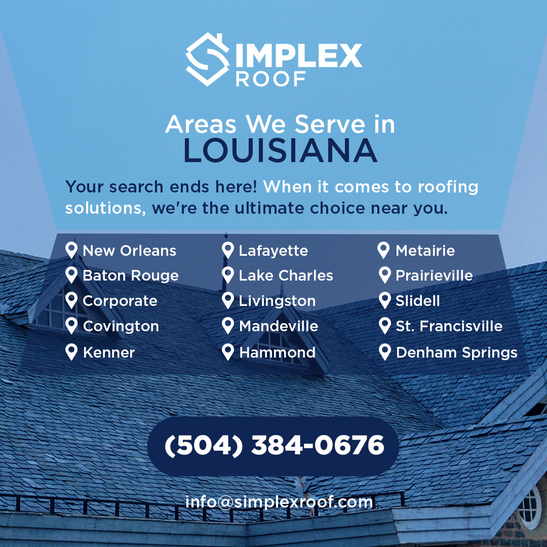 SimplexRoof's tweet photo. 📍 Where Excellence Meets Your Roof: Simplex Roof's Reach 📍

Contact us today to begin your roofing journey!
https://t.co/DXKX26Fx3d 
📞  (504) 384-0676

#CommunityFirst #BuildingTogether #Roofing #RoofingResidential #RoofingCommercial #Louisiana #Texas #LocalService https://t.co/9PrRenXgmH