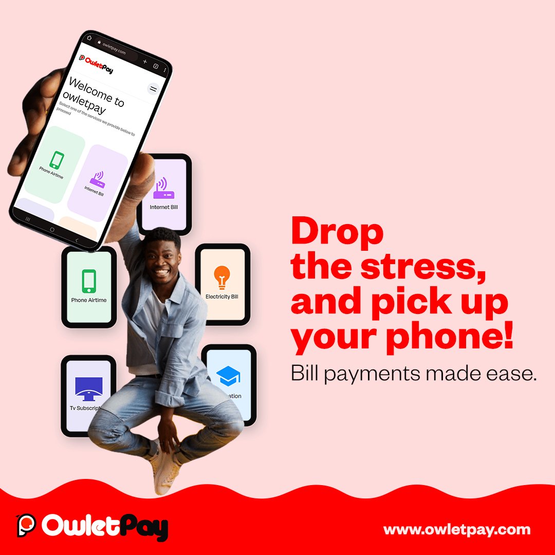 Why stress all the time about payments and time management when you have a smartphone and active Internet connection? 

Try owletpay.com for a whole new experience on all kinds of bill payments. 
-
#owlet #owletpay #transactionsmadeeasy