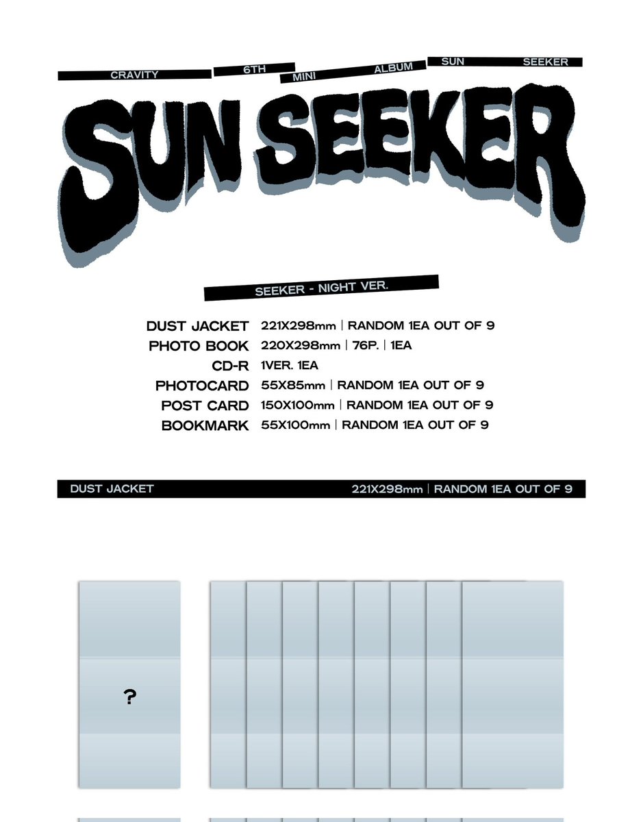 WTS CRAVITY PH GO

☀️ SUN SEEKER TINGI - SSQ

digipack ver - 650 ea mem
seeker NIGHT ver random - 1000
catcher ver - 940
seeker ver - 940
pacer ver - 940

🧀 random ssq pob
🧀 doo: 9/9
🧀 dop: 30% payo, 9/11 rembal