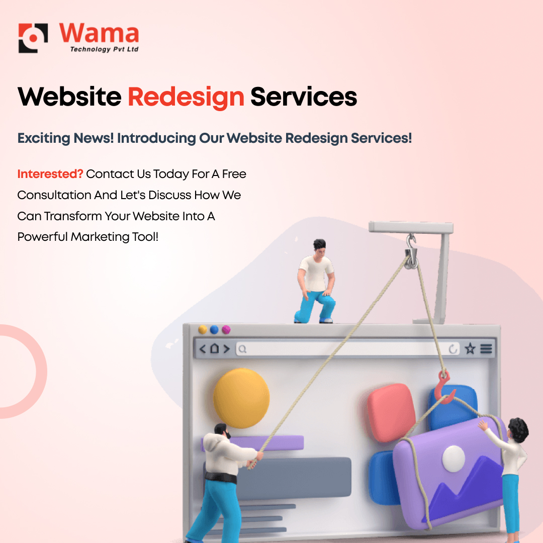 TechWama's tweet image. Transform Your Online Presence: Elevate Your Brand with Our Expert Website Redesign Service, at Wama Technology.
#wamatechnology #websitedevelopmentcompany #webdesign #websiteredesign #redesignwebsite #website #webdesigners #uidesign #uxdesign #technology #web #websitedesigning