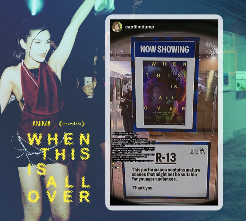 animastudiosph's tweet photo. π "That was wild from start to finish!" π
You can't miss this party! Few screenings left for When This Is All Over in Cinemalaya Independent Film Festival!
Buy your tickets here ππΌ
PICC:
https://t.co/veJ9D7D1M9
AYALA CINEMAS:
https://t.co/pYep3AvMVl
#WhenThisIsAllOver https://t.co/QplwkJFcdO