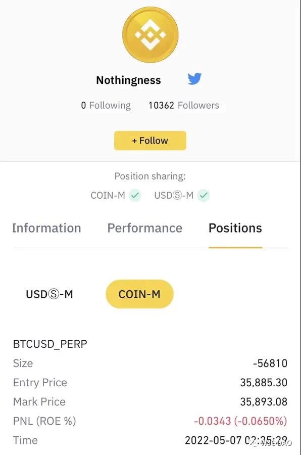 xiaomustock's tweet photo. 不少人认为 nd4.eth 销毁几千万美金是误操作，实际上是nd4.eth故意为之，最早起因还是因为合约，luna暴雷。nd4.eth 曾是合约高玩，一直是币安合约排行榜常客，在 2022 年 5 月前便已积累了 20 亿美元，其资产在5天内由20亿缩水到100美元。

“我不在乎数字，我关注的是用 LUNA 来消除法定货币，但似乎我失败了。”“WTF，没什么大不了的，（这）只是数字。”

此后一周，nd4.eth 多次发文，内容简短，多与「死亡」、「结束」等字眼有关，并且其再三阐述金融账户数字是没有意义的。“再高兴不过了。破产发生在我身上确实是一件好事。无论如何，数字在另一个维度是没有任何意义的。”

去年 10 月，nd4.eth 注册了现在的 ENS 域名，花费 9.5 ETH，同期他还注册了其他多个域名：ndnow.eth、enditall.eth、nothingness 123.eth、endit.eth、alaware.eth、allware.eth、nothingnesstruth.eth、johnnynoth.eth 等，并且全部续费 20 年，到期日都为 2042 年。

有意思的是，「 42 」这一数字是道格拉斯·亚当斯所作的小说《银河系漫游指南》中“生命、宇宙以及任何事情的终极答案”的答案，似乎预示着 nd 4.eth 实现了自我觉醒，正在探寻生命的真正意义，这可能也是其近期一系列「荒诞」举动的初衷所在。
（以上内容均来自公众号wsc，我看完比较保真，又非常有教育意义，搬运过来发给你们。你们觉得小侠和凉席的合约水平太low了，那相比于nd4大神，合约玩到20亿美金，最后做多luna亏到100美金，跟他的水平比又如何？只要一直在合约里面，赚再多的钱，甭管过程多惊艳，结局都是归零，尽早从合约里面出来，合约赌狗们还有救！！！！！！不要玩合约不要玩不要玩）