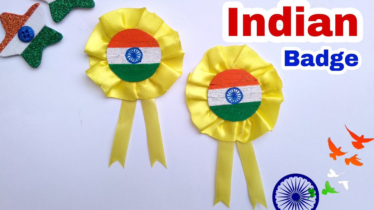 DIY- Independence day Batch 🇮🇳✨ Jai Hind 🇮🇳
youtu.be/0AHAeIVObq0
#happyindependenceday
#india #ilovemyindia #IndependenceDay #RepublicDay #tricolour #independencedaycraft #indianarmy #indianflag #flag #HappyIndependenceDay #craft #diy #Batch #mallikasart #artisticsoul