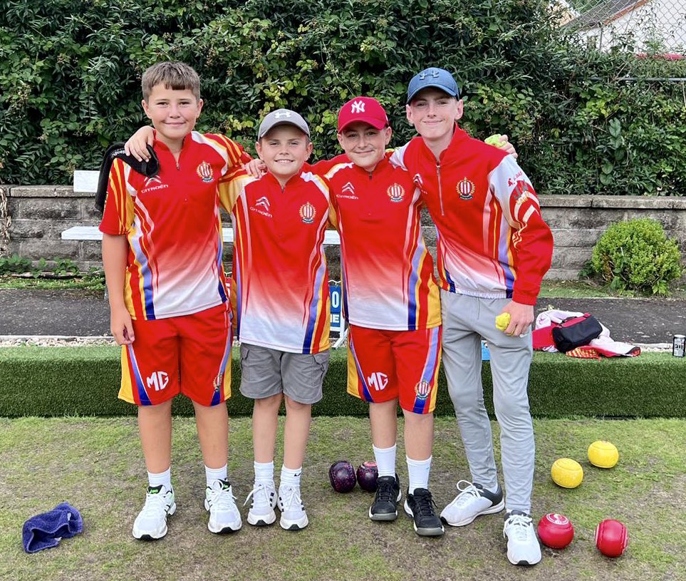 Youngest Rink in World Bowls ???

Average age 12.75

For a Merthyr League match 
<a href="/WestBowls/">Merthyr West End Bowls Club</a> v Troedyrhiw 

<a href="/World_Bowls/">World Bowls 🌎</a> 
<a href="/BowlsWales/">BowlsWales</a> 
<a href="/BowlsInt/">Bowls International</a> 
<a href="/BowlsEngland/">Bowls England</a> 
<a href="/BowlsScotland/">Bowls Scotland</a> 
<a href="/BowlsIreland/">Irish Lawn Bowls</a> 
<a href="/BowlsAustralia/">Bowls Australia</a> 
<a href="/bowls_worldwide/">Bowls Worldwide</a> 

#wildcats
