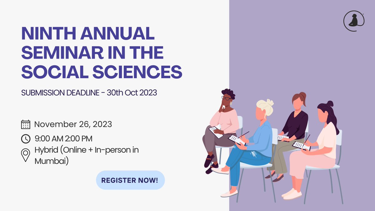 monkprayogshala's tweet photo. Are you a young researcher, looking to present your work and receive critical feedback? Here's your chance! 

We’re back with the Ninth Annual #seminar in the #Social Sciences, and are now accepting full paper submissions. Check it out now! 

https://t.co/w0GXgyLAK7 https://t.co/1XnEd4DiEP