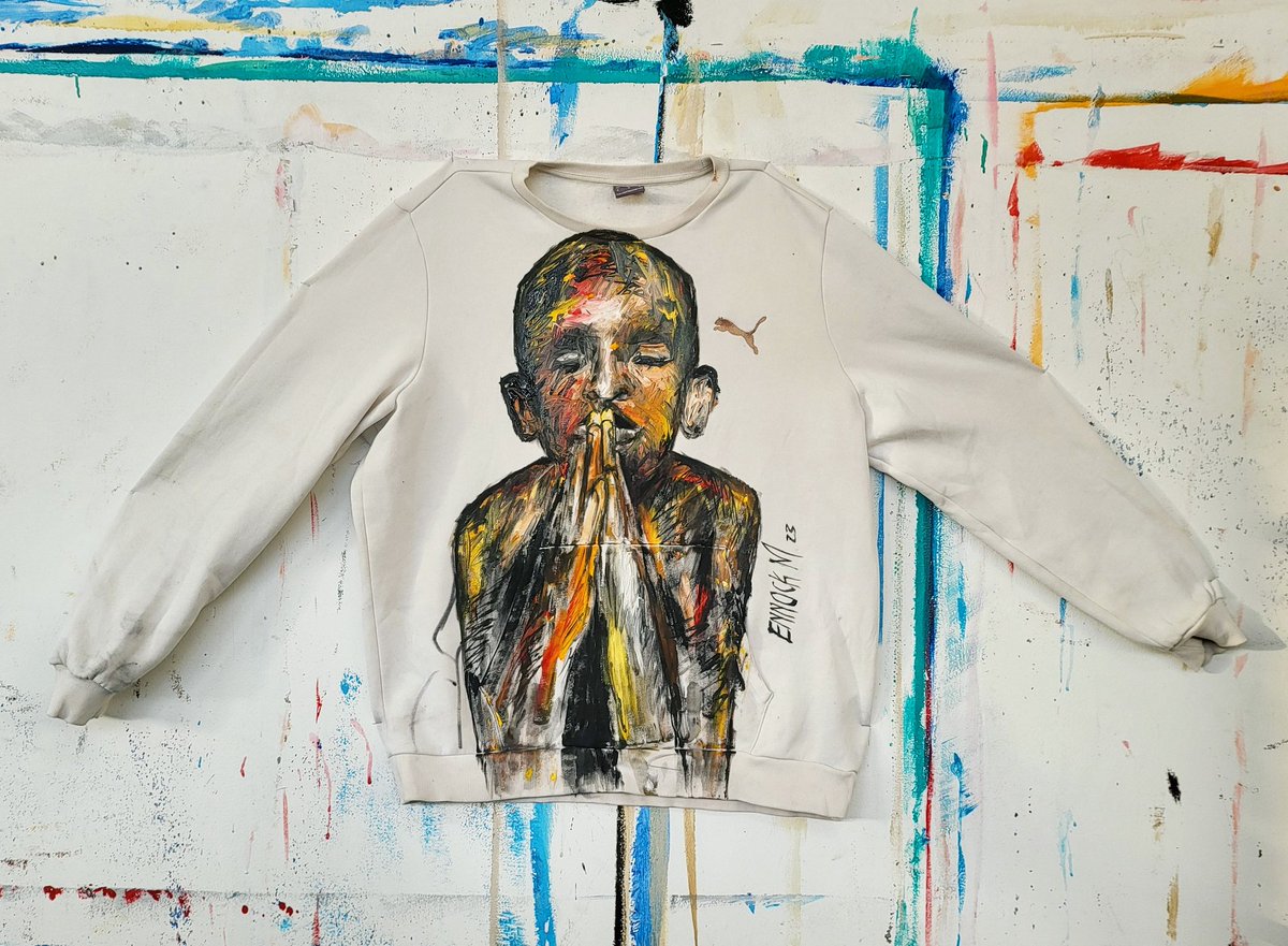 ennockmartZA's tweet image. DON'T FORGET TO PRAY. 

Did some art work on my jersey. Would you rock this? 😁