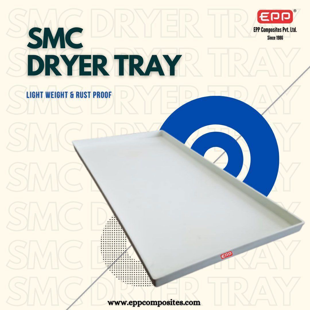 SMC Dryer Tray

#eppcomposites #smcdryertray #smcproducts #electricalpanelbuilders #transformersmakingindustries #heavyelectrialIndustries #substationofficemaintenancefloormat