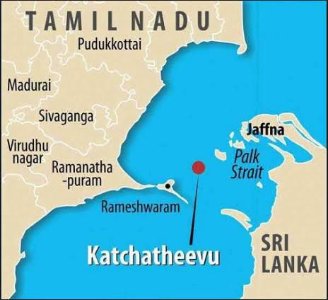 Kachchatheevu island:

•Was jointly administered by India and Sri Lanka until 1974 (256 acres)

•Indira gifted to SL.

•After 1976, Indian fishermen were not allowed to go fishing there. Many arrested. 

•TN assembly adopted resolution for the retrieval. #Modi #Congress