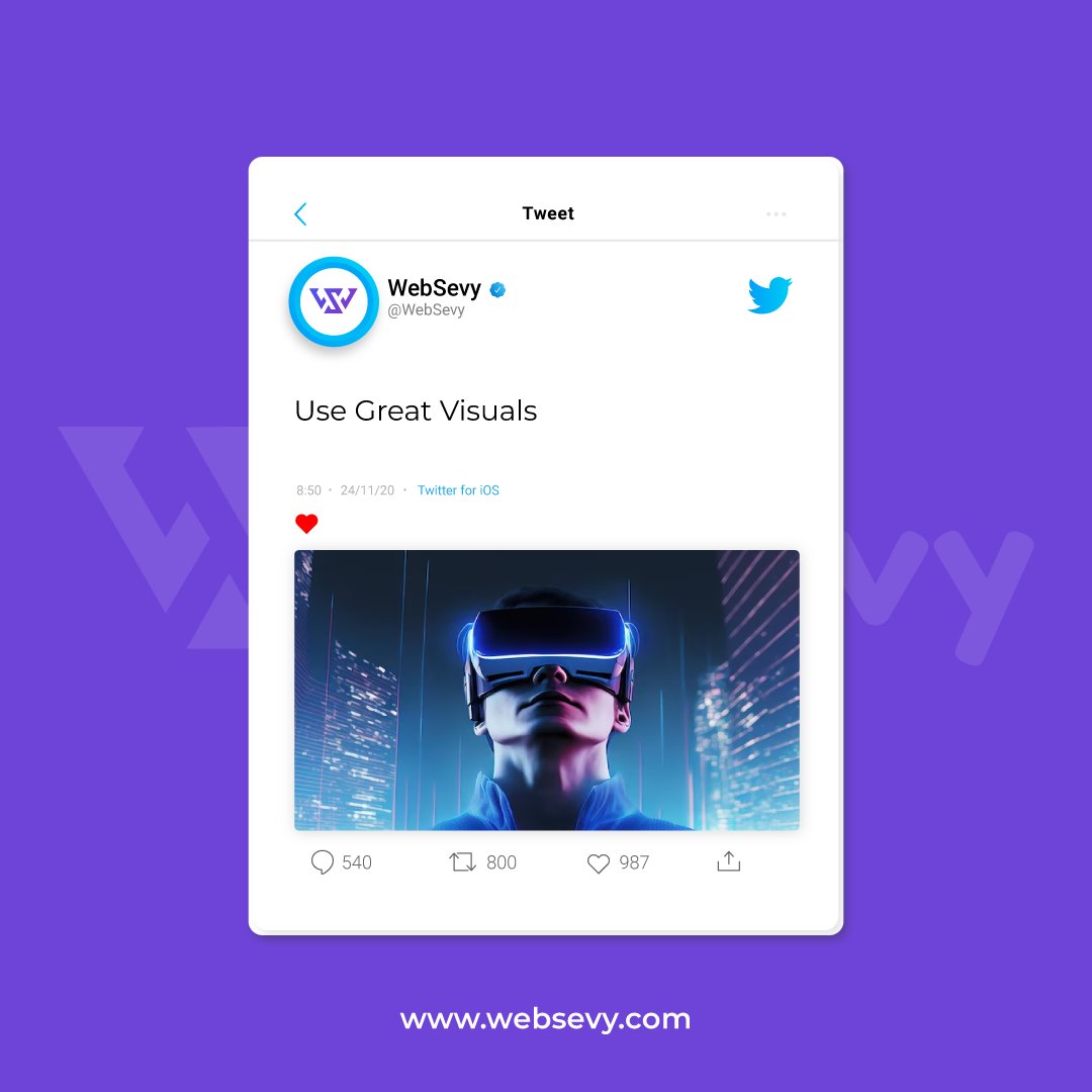 WebSevy's tweet image. 🚀Unveiling 4 Proven Tips for Maximizing Tweet Engagement, Straight from the Experts!📈🔥

#twitter #twitterengagement #twitterperformance #socialmediamarketing #socialmediamarketingstrategies #TweetTriumph
