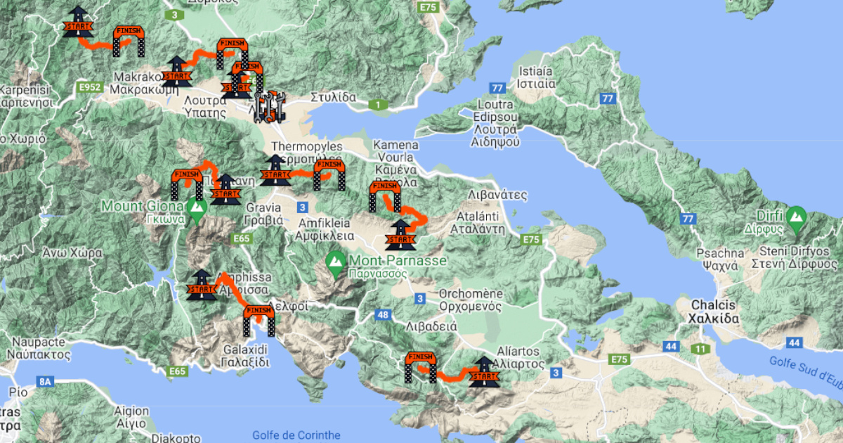 #WRC #AcropolisRally 2023 Google Earth Map (made in @DIM_ISAM ) is now online ► bit.ly/3B2gK1F