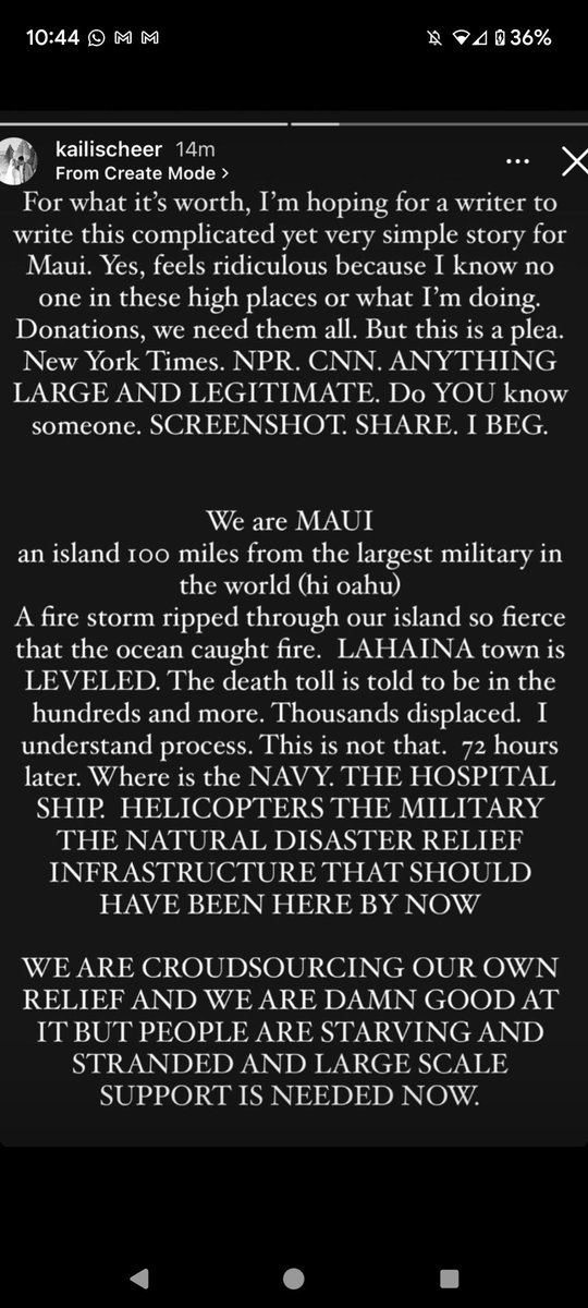 #ReliefForMaui #LahainaStrong #MauiFires #journorequest 
@cnn <a href="/nytimes/">The New York Times</a> @npr