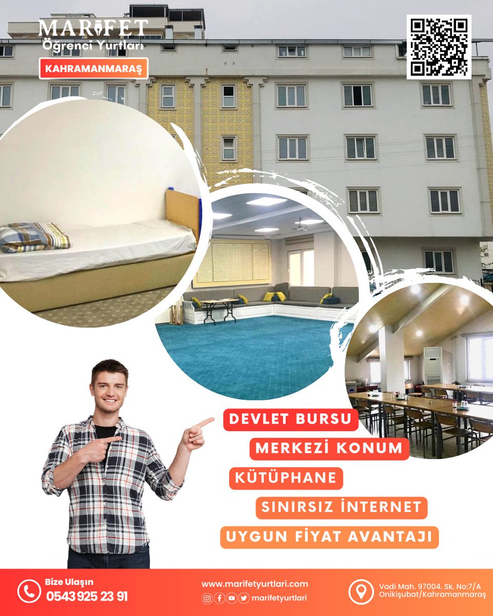 Kahramanmaraş Yükseköğrenim Erkek Öğrenci Yurdumuz, üniversitelere yakın konumuyla sizlere deneyimli ve güler yüzlü  hizmet sunmaktadır. 

#MarifetYurtları #ÖğrenciYurtları #Kahramanmaraş #KahramanmaraşÖğrenciYurtları