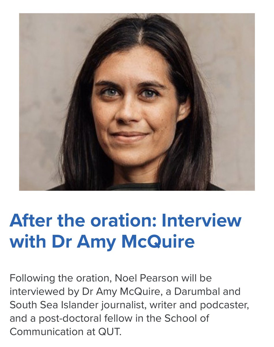 QUT Carumba Institute (@carumbaqut) on Twitter photo Additional seating for #MeanjinOration23 feat Noel Pearson and Dr <a href="/amymcquire/">Amy McQuire</a> is SOLD OUT!
You can still join us online by registering here ➡️ qut.edu.au/events/meanjin… #QUTYarns Additional seating for #MeanjinOration23 feat Noel Pearson and Dr <a href="/amymcquire/">Amy McQuire</a> is SOLD OUT!
You can still join us online by registering here ➡️ qut.edu.au/events/meanjin… #QUTYarns