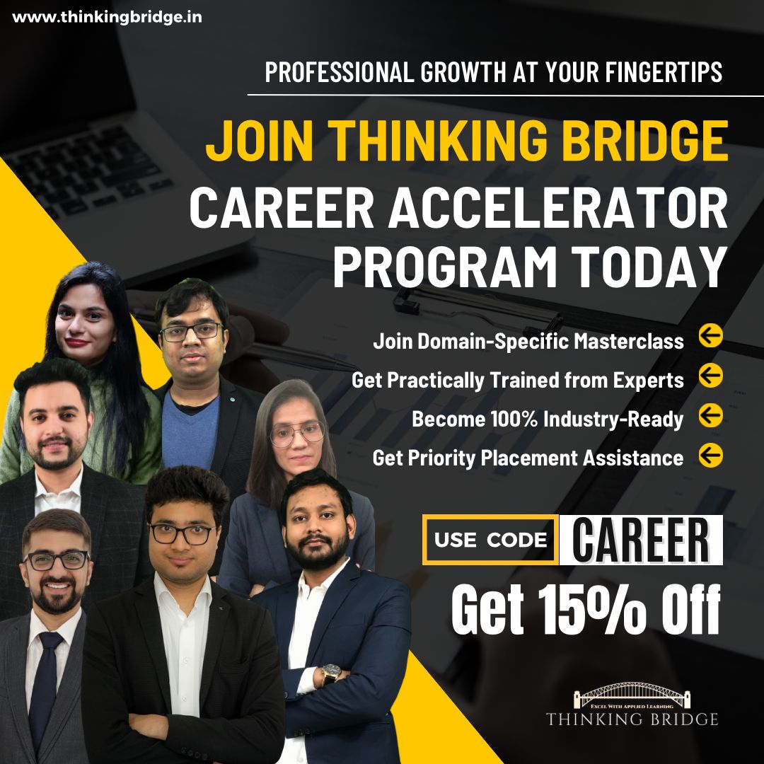 thinkingbridge_'s tweet image. Use the code &quot;CAREER&quot; to get exclusive 15% discount 😇     

Register Today: thinkingbridge.in/s/pages/courses 

#thinkingbridge #career #careerprogram #placement #big4 #articleship #job #finance #icai #icaistudents #charteredaccountant #experts #practicaltraining