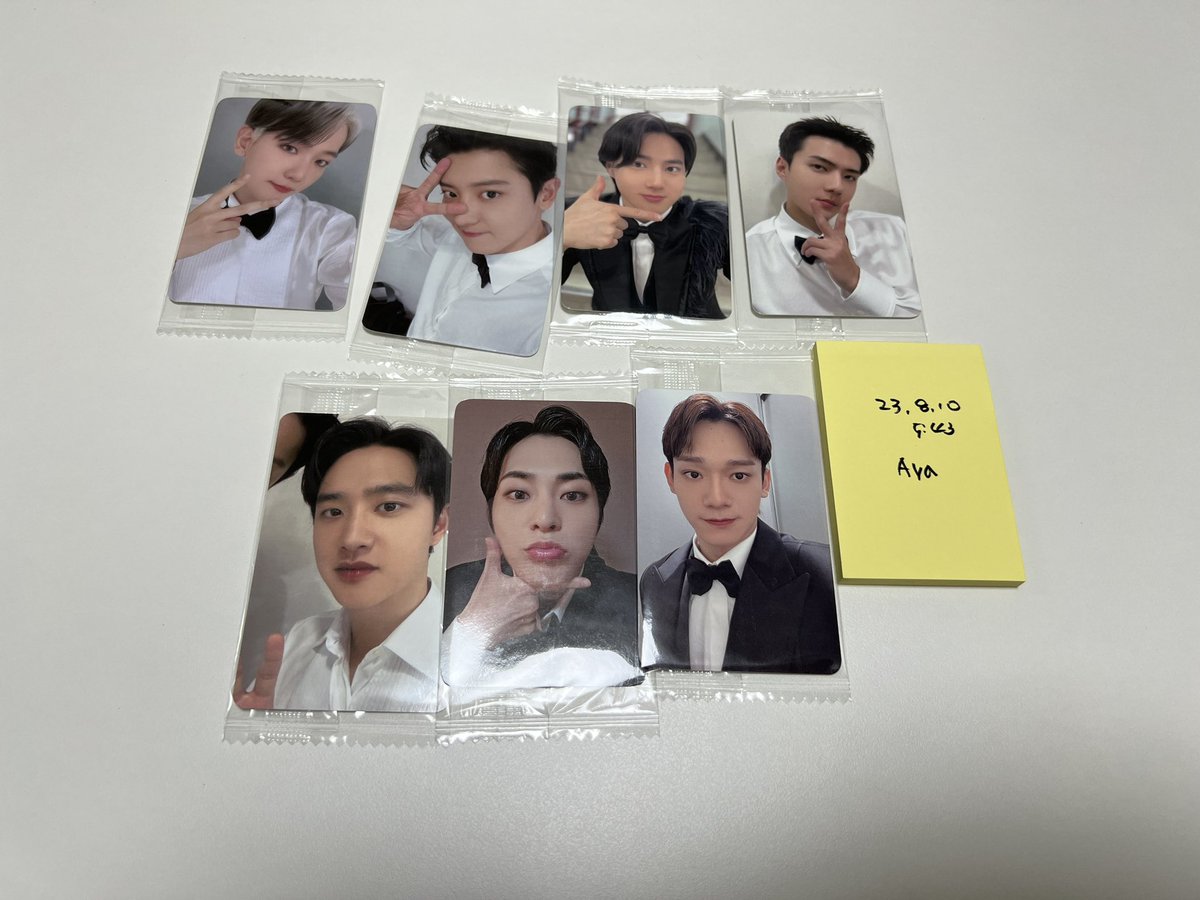 add2rupokcart's tweet photo. LFB | WTS | YANGDO FINDS

💕 EXO PHOTOCARD FROM EVERLINE &amp; KTOWN4U FANSIGN (BATCH 2)

Price: please see 3rd photo
DOP: 50% PAYO
          Rem Bal - Aug 30, 2023
ETA: Mid SEPT if no delays

**Selling per member only, if you want to buy as a set please send us DM..

✅ DM to avail https://t.co/I0N0hdS8WQ