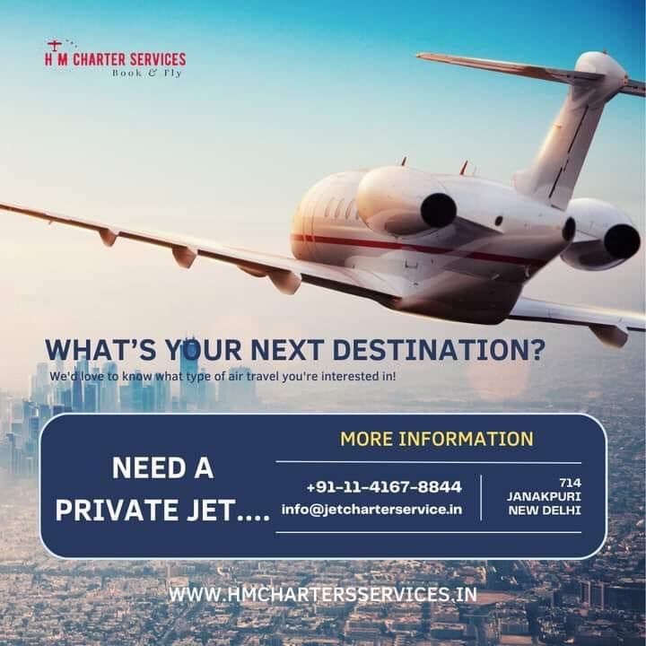 hmcs_charter's tweet photo. We'd love to know what type of air travel you're interested in! 

#bharatjet #hmcharterservices #jetcharterservice #aviation #privatejetcharter #helicopter #travel https://t.co/8iBENmsNWf