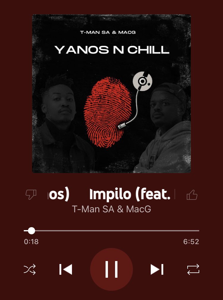 @StripedHorseZA @MacGUnleashed @podcastwithmacg @tmansa_official Impilo ft Mashudu and Aymos is on repeat #NoBullJustBeer #Yanosnchill