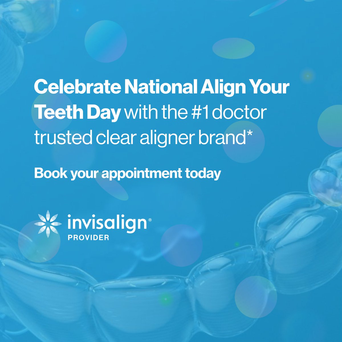 1stImpOrtho's tweet image. ✨The choice is clear! Today is an excellent day to start your Invisalign® journey! 👏

Book your appointment online—TODAY!
👉 firstimpressionorthodontics.com/contact-us/#fo…

#NationalAlignYourTeethDay #NAYTD #InvisalignProvider
#FirstImpressionOrthodontics