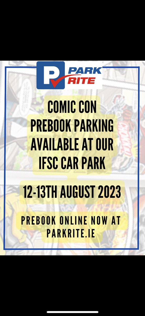 Heading to <a href="/DublinComicCon/">Dublin Comic Con</a>  this weekend? Avoid the hassle of parking