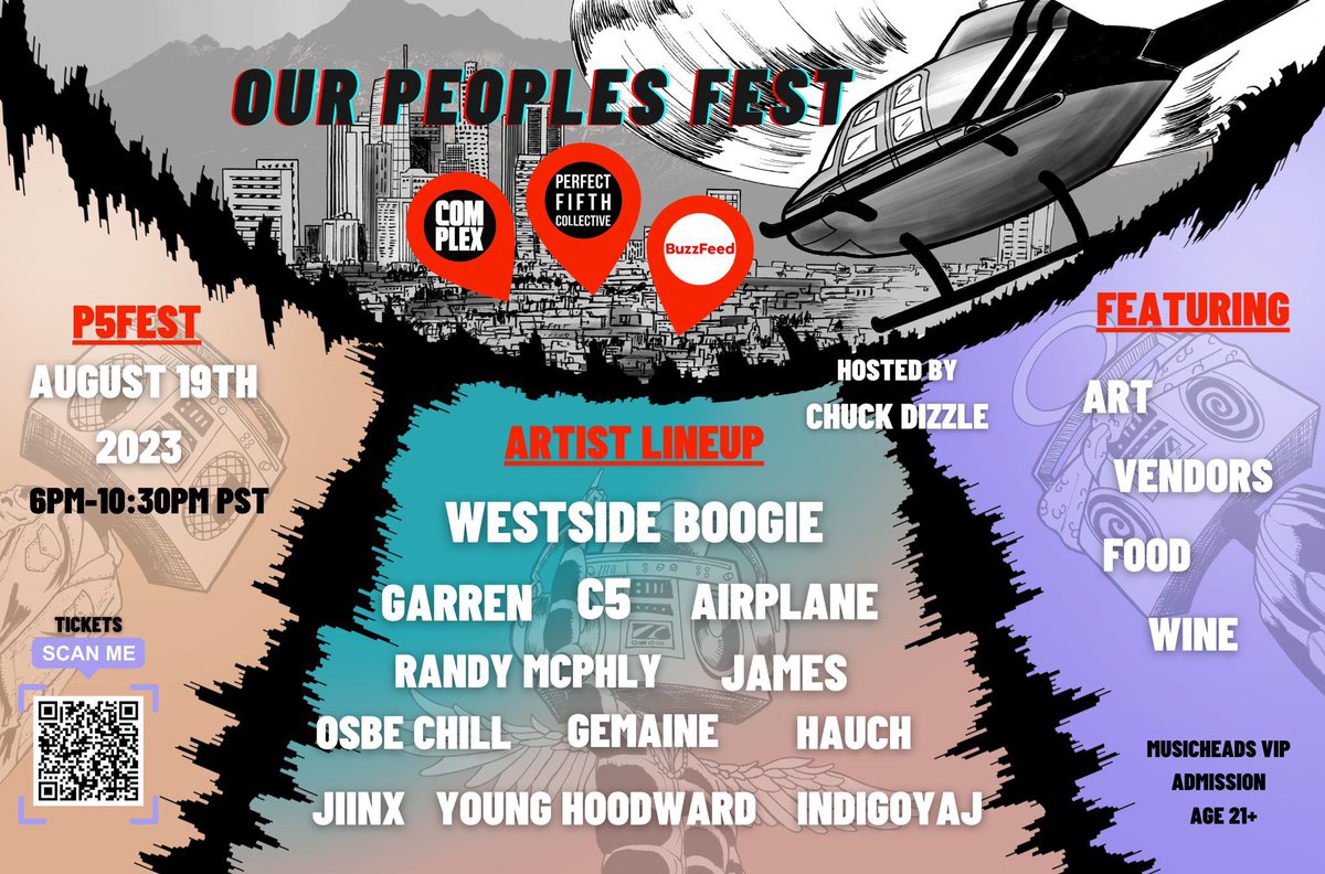 SincerelyMayMay's tweet image. @PerfectFifthCol’s P5 fest is next week at Buzzfeed in Los Angeles! 🗣️🗣️ Do y’all not see the artist lineup ??? You don’t want to miss this event. Come vibe out August 19th in LA
#MusicHeads #P5C #LosAngeles #Musicfest #Buzzfeed

Reserve a spot, link below
eventbrite.com/e/our-peoples-…