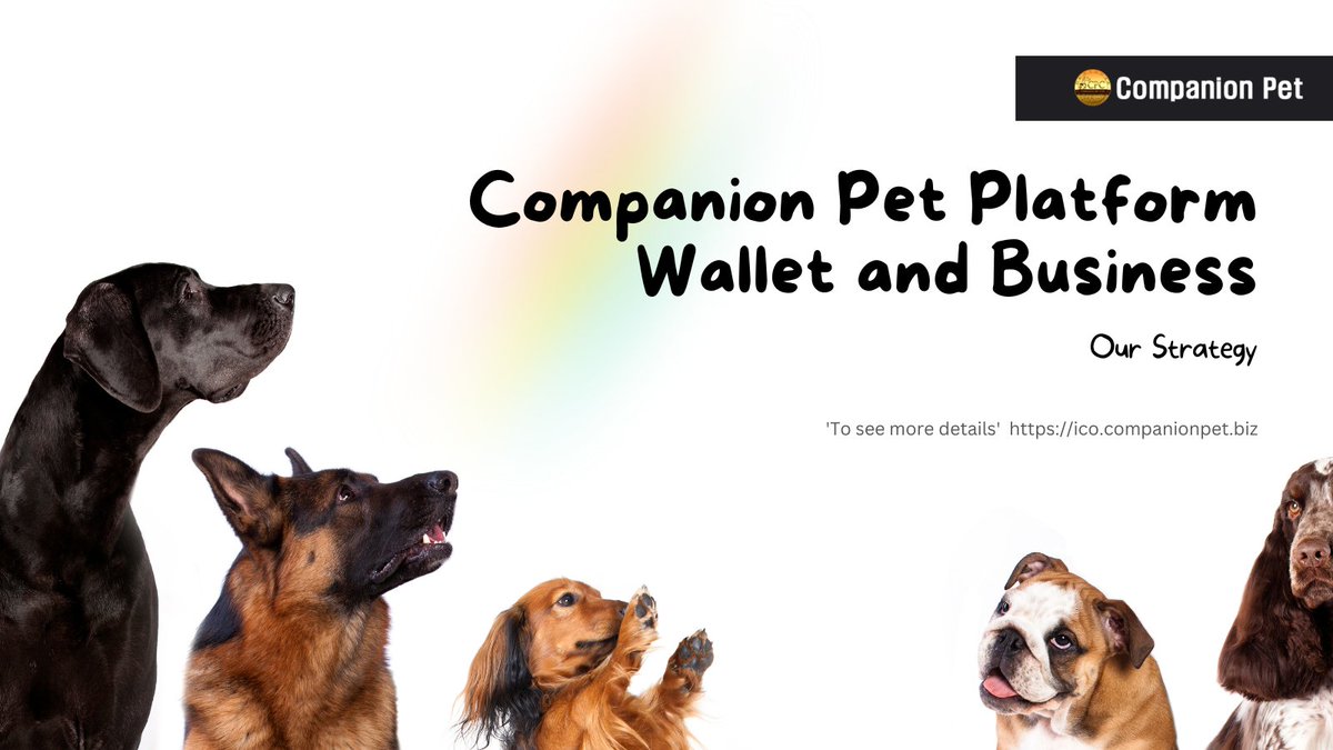 CPC_Coin's tweet photo. 👉#CompanionPetPlatform’s dApp is the next generation of Blockchain as a service (#BaaS) that is open to professionals in shopping,🛍️🛒 #metaverse, and #pet management systems.🐕 https://t.co/0ffy26BVJ8