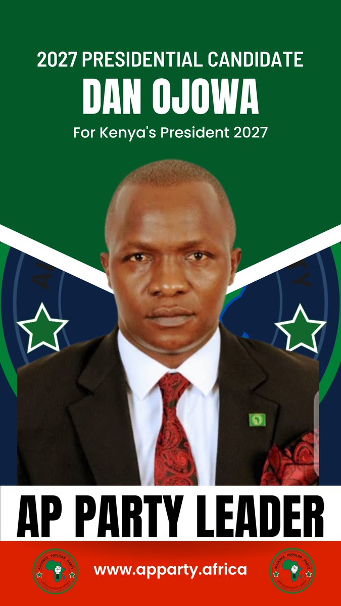 appartyofficial's tweet photo. Dream to make Kenya Great! @DanOjowa https://t.co/jU6dhy2cfI