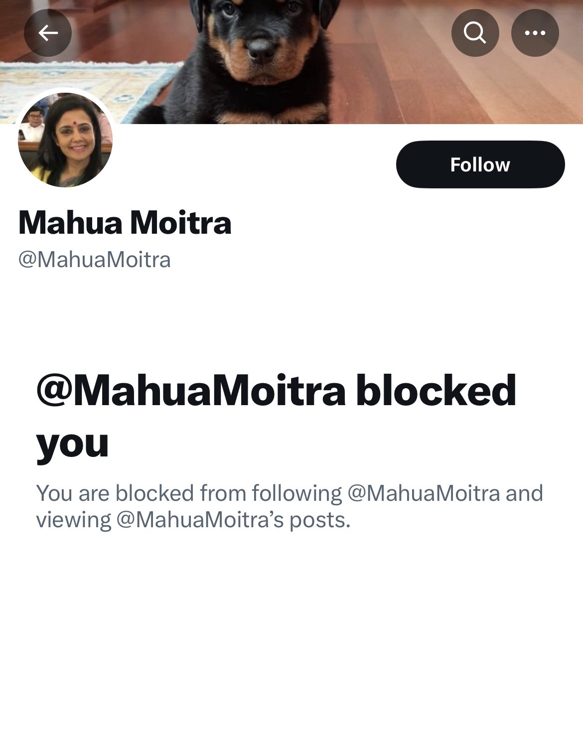 TMC's Mahua Moitra is blocking everyone who calls her 'Mahua Lars