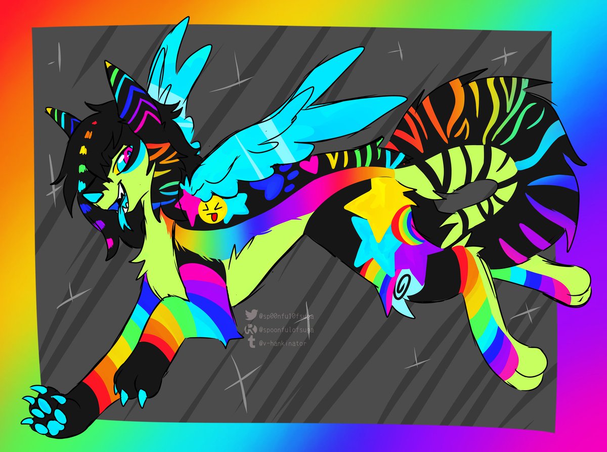 cw // bright colours

NEW OC!!!

#feral #furry #sparkledog